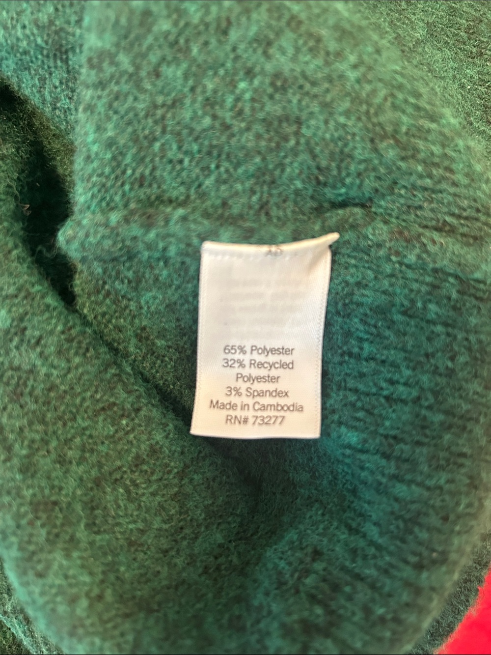NWT croft & barrow Green Fair Isle Sweater Size Large - Picture 7 of 8